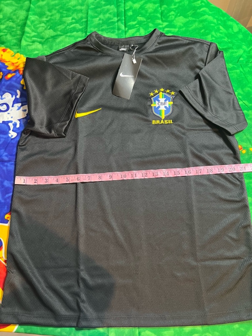 Brazil CBF Soccer Jersey in Black with yellow Accents - Picture 13 of 14